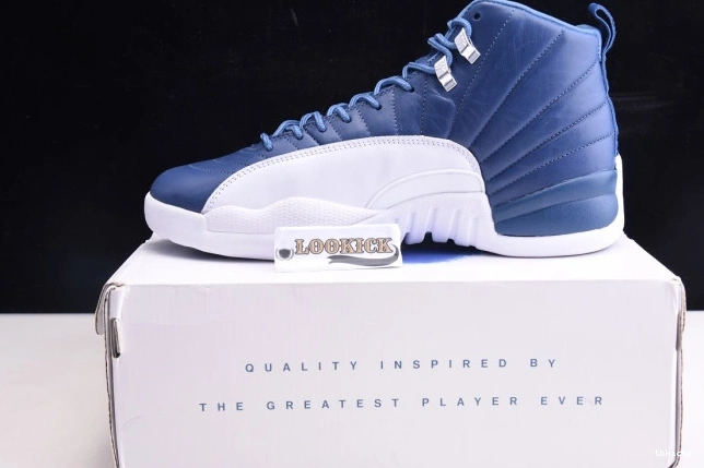 Cheap TBK Retro Stone Jordan 12 130690-404 Air Blue 0710